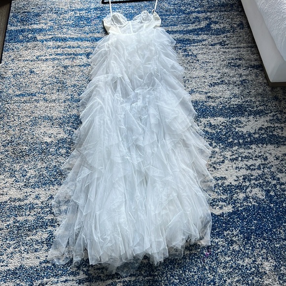 For Love & Lemons Bustier Gown in White Small - Picture 6 of 10